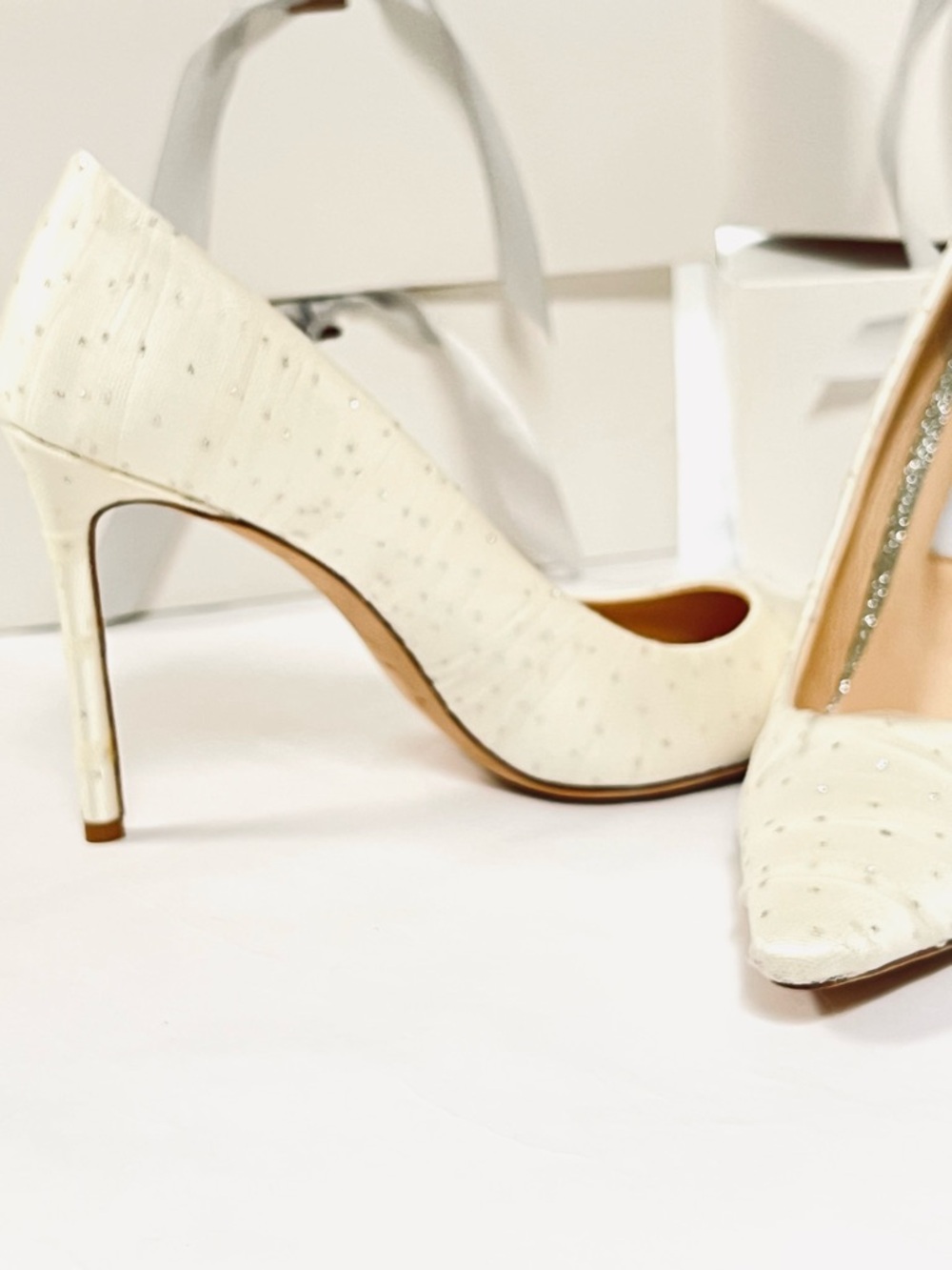 Jimmy Choo Romy 100 glitter polka dots pumps - Picture 2 of 16
